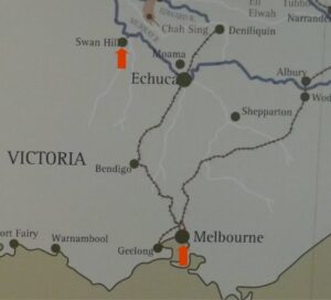 Map (source Echuca Discovery Centre)