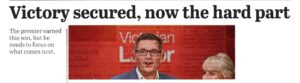 'Victory secured', The Age, 28 Nov 2022