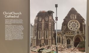 Picture of Christchurch Cathedral after the earthquake