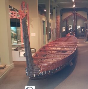 Maori canoe, Toitu Museum, Dunedin