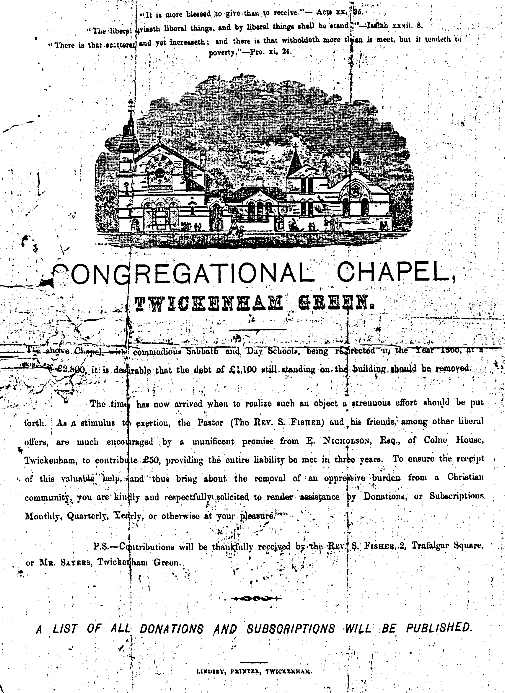 1870 fundraising poster