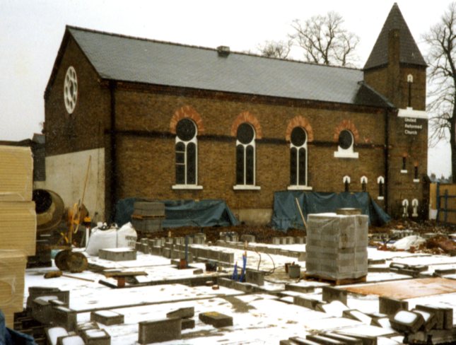 The chapel seen from Hampton Road