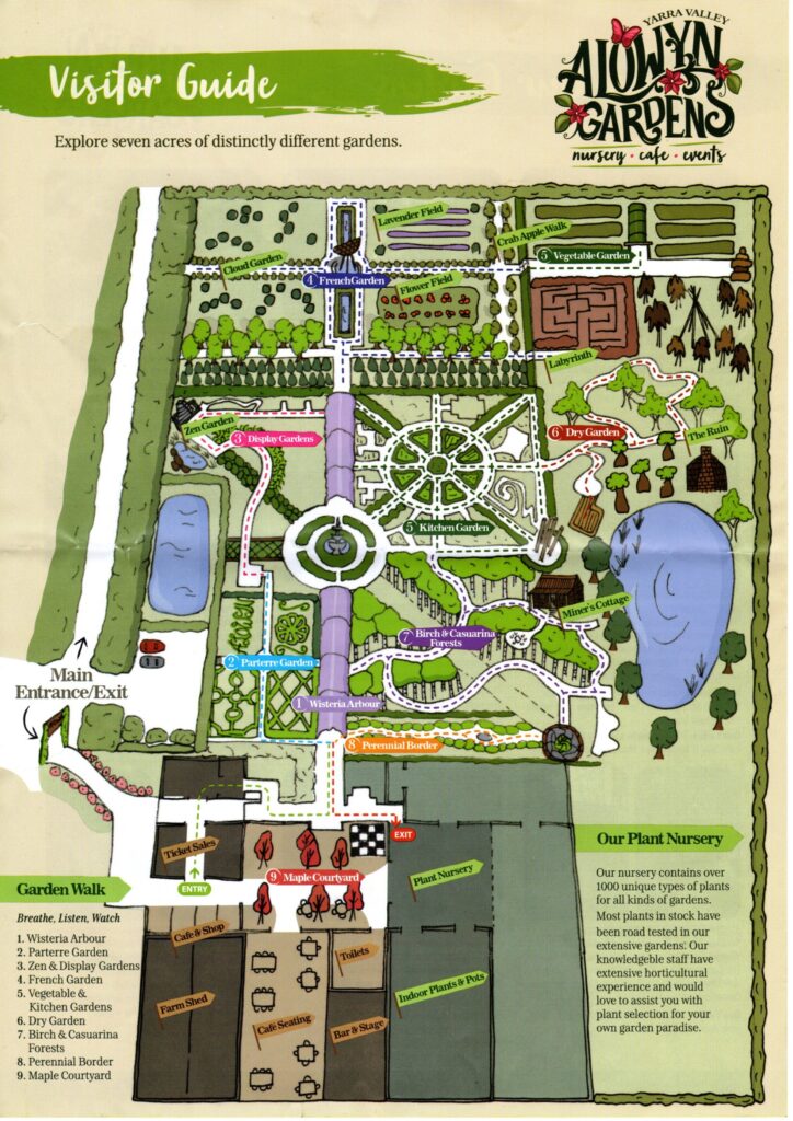 Alowyn Gardens map
