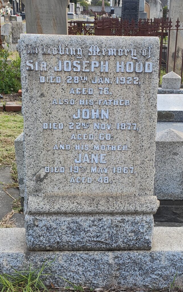 Sir Joseph Hood memorial